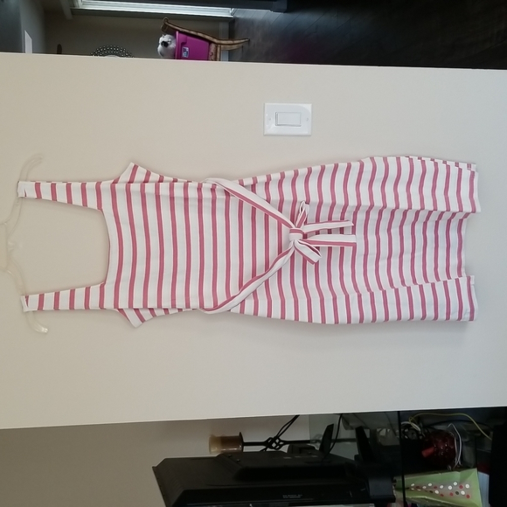 GAP SQUARENECK TIE BELT DRESS - Picture 2 of 7